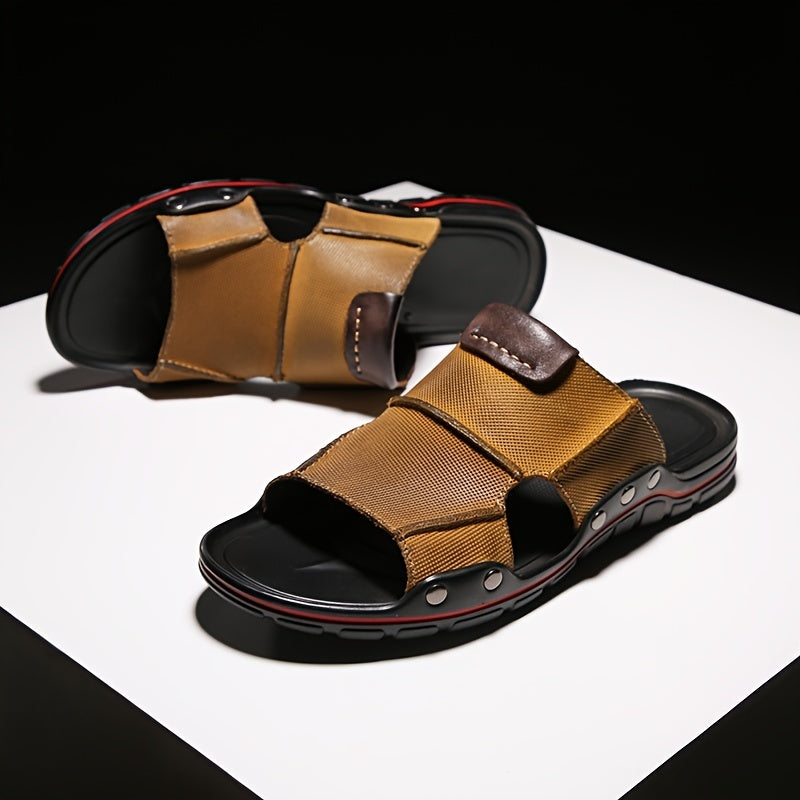Men's Lightweight Slides Slippers Open Toe Non Slip Sandals