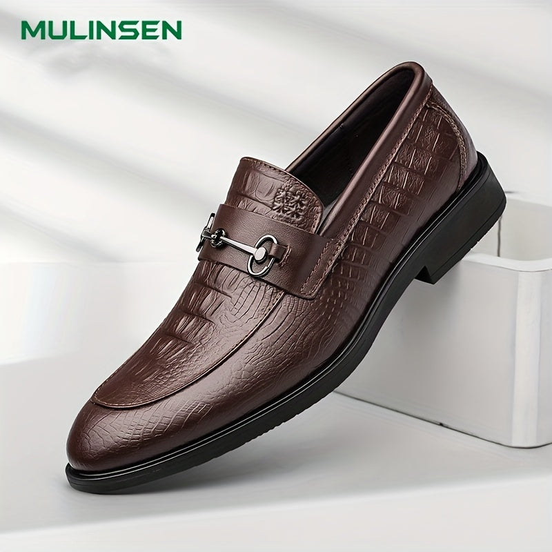 Men's Almond Toe Loafer Shoes Comfy Slip On Shoes Spring Summer