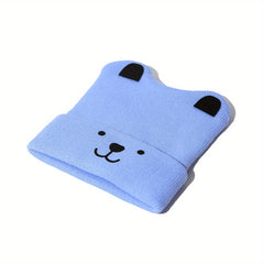 Baby Warm Cat Ears Woolen Knitted Hat for Autumn and Winter