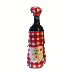 Christmas Wine Bottle Cover Chef Series Apron Sleeve Restaurant Decoration