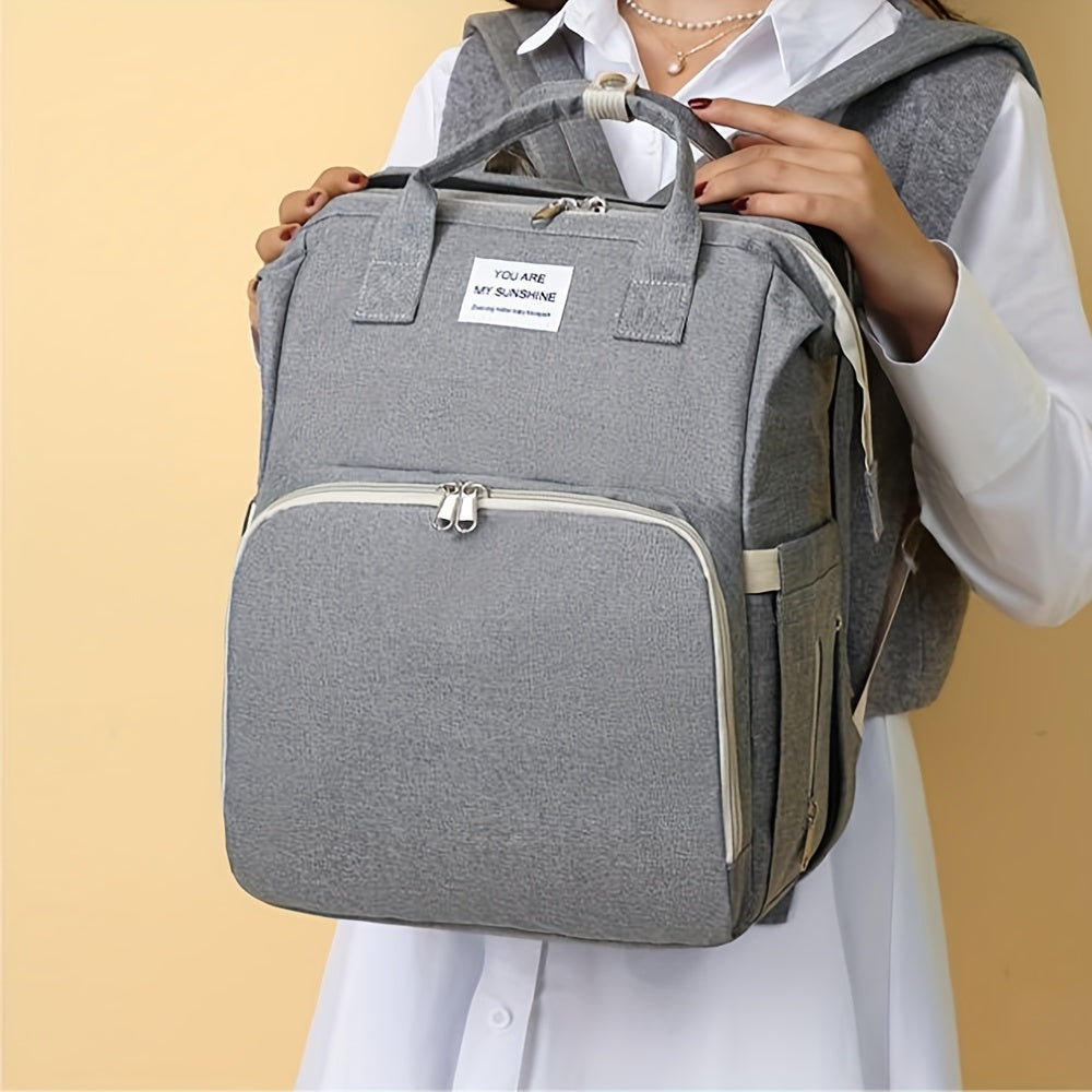 15 inch Foldable Backpack, Large Capacity, Durable Oxford Material