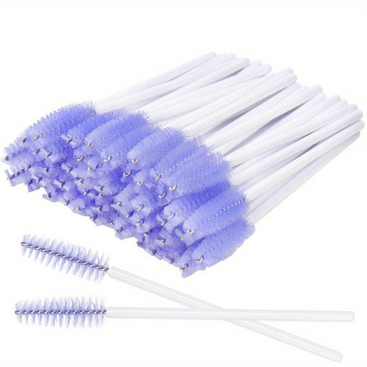 50PCS Crystal Mascara Wands for Makeup Eyelash Extensions