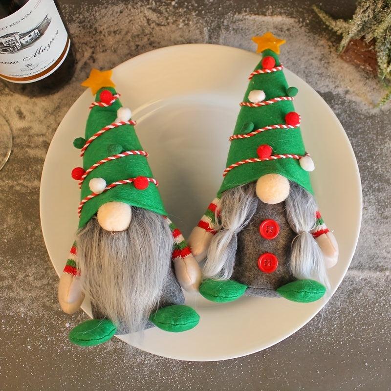 Christmas Tree and Dwarf Plush Doll Set