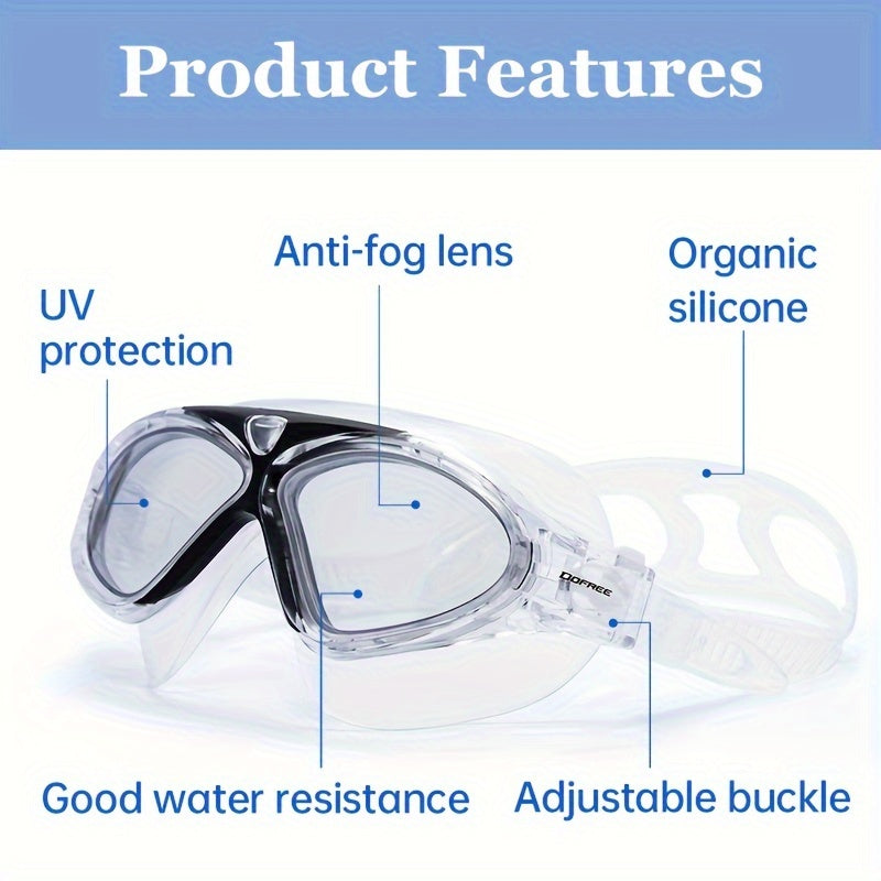 Professional Swimming Goggles Anti-fog Waterproof HD Glasses