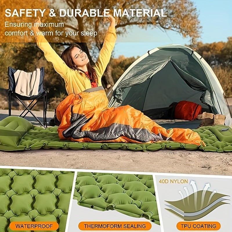 Outdoor Inflatable Mattress for Camping Hiking Travel