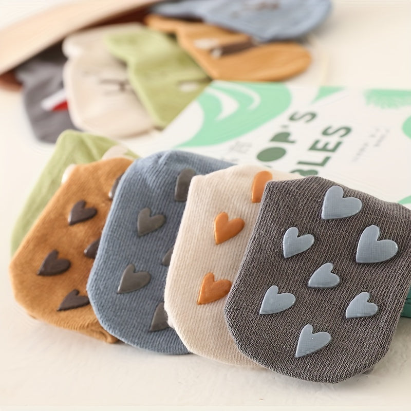 5 Pairs Baby Cotton Blend Animal Cartoon Crew Socks