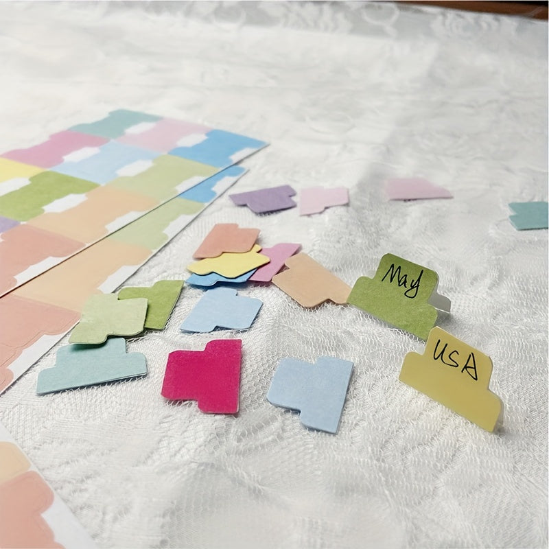 60pcs 120pcs Office Classification Labels Sticky Notes Notebook