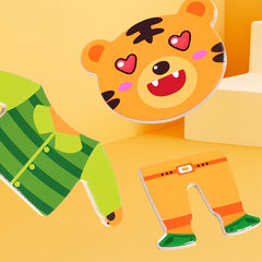 Little Bear Dress Up Puzzle Toy for Boys and Girls
