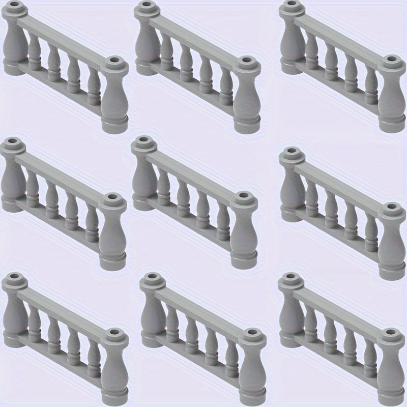 DIY Farm Garden 9pcs Set Build Railing Fence for Animal Scene Play