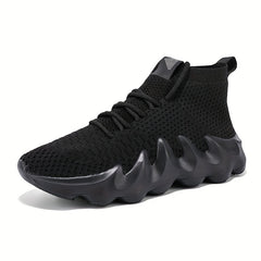 Men's Knitted Lightweight Running Shoes Spring Summer