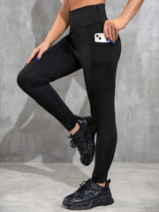 High Waist Yoga Leggings with Pockets Slimming Activewear