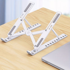 Adjustable Foldable Portable Laptop Stand for 25.4-39.62 cm Laptops and Tablets