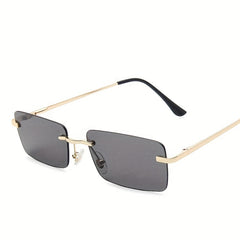 Tinted Lens Sunglasses Rectangle Glasses UV Block