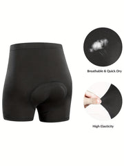 Men's Cycling Shorts with 4D Padding for Outdoor Activities