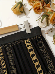 Women's Baroque Print Maxi Skirt