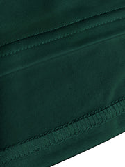 Men's High Neck Knitted Sweater Solid Mid Stretch Pullover for Spring