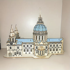 237pcs St Paul's Cathedral Wooden Puzzle 3D Jigsaw for Adults & Teens
