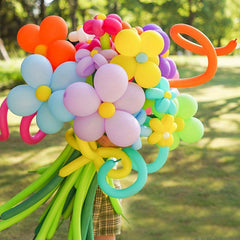 Colorful Flower Balloon Bouquet DIY Party Decoration Supplies