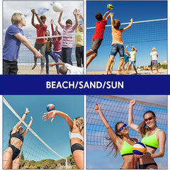 Portable Foldable Volleyball Net With Handbag Standard Size 9.5M X 1M