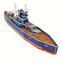Warship 3D Model Puzzle DIY Toy Fun Toys for Kids
