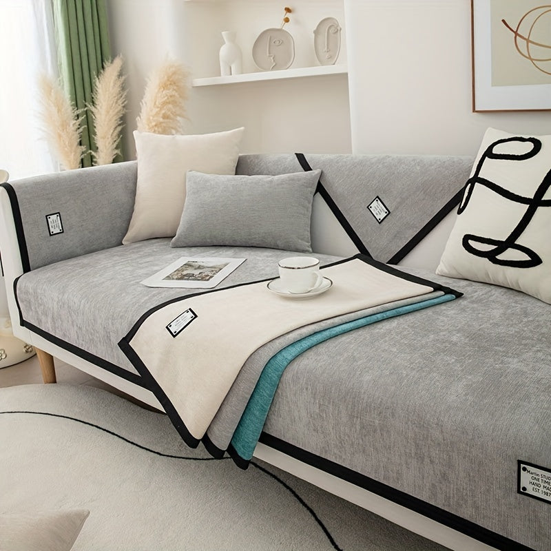 Pet Friendly Sofa Cover Fabric Protector for Home Decor Bedroom Living Room