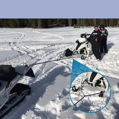 Snowmobile Towing Strap Heavy Duty Rope for Sleds