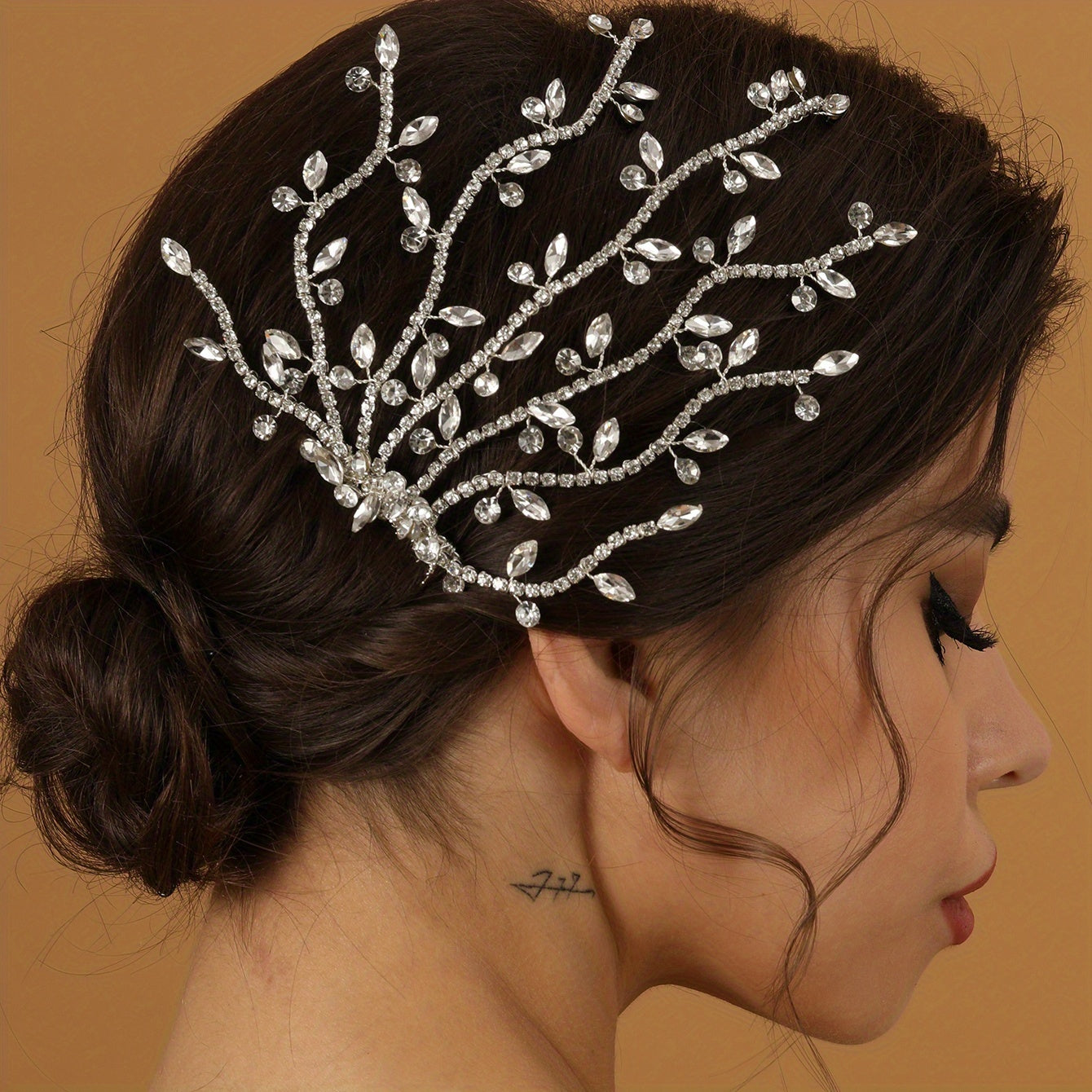 Rhinestone Bridal Hair Comb Wedding Head Jewelry Hair Accessories