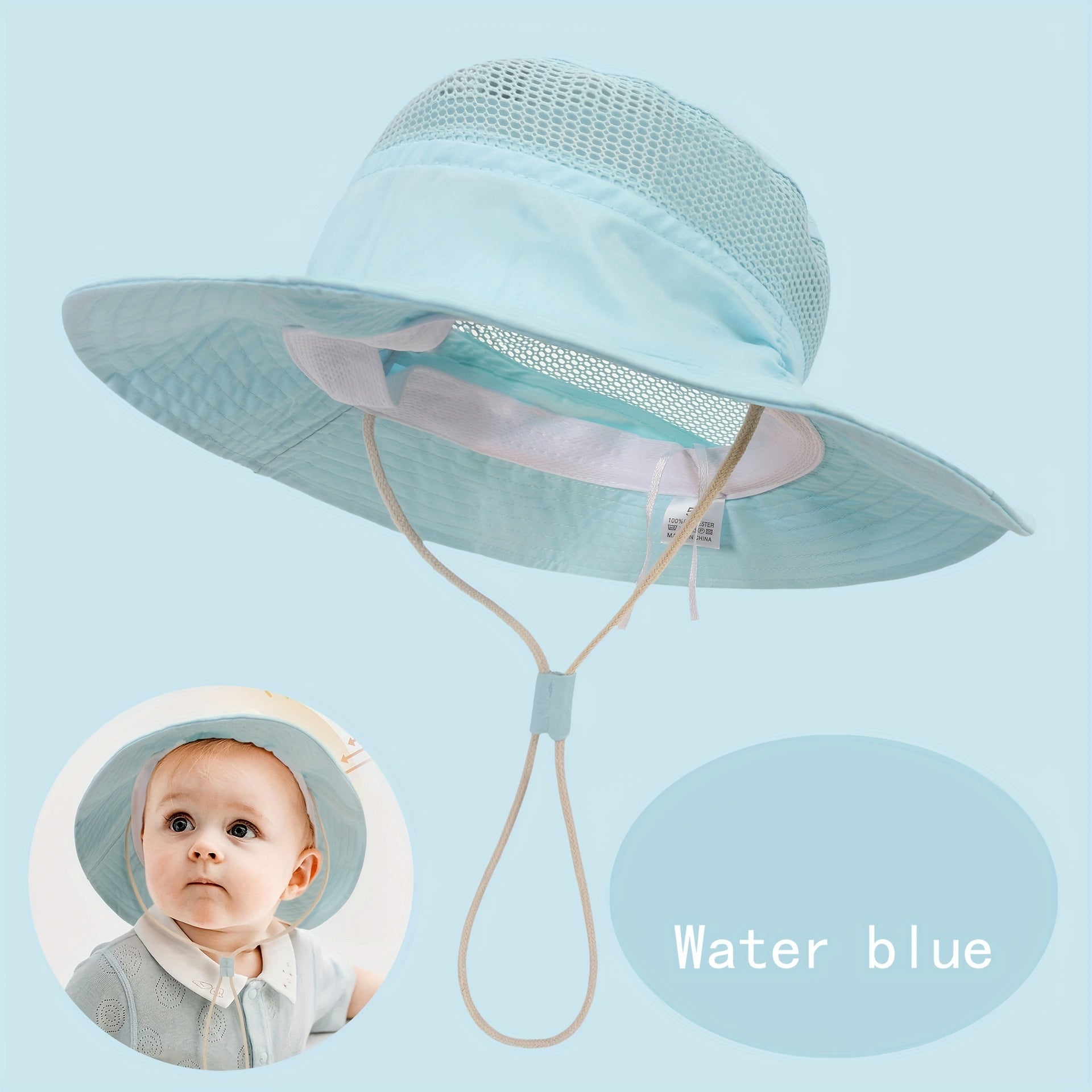 Kids Mesh Breathable Sun Hat for Boys and Girls