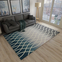 Modern Crystal Velvet Rug Soft Non Slip Living Room Floor Mat Machine Washable