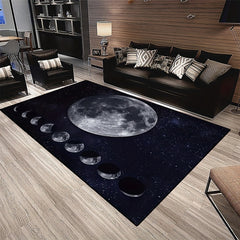 Universe Moon Starry Sky Carpet Living Room Bedside Large Carpet