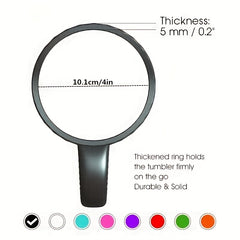 30oz Water Bottle Handle Stable Insulated Cup Tumbler Holder