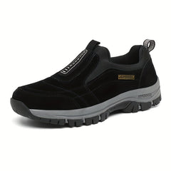 Thick Sole Slip On Hiking Shoes Shock Absorption Non Slip Sneakers
