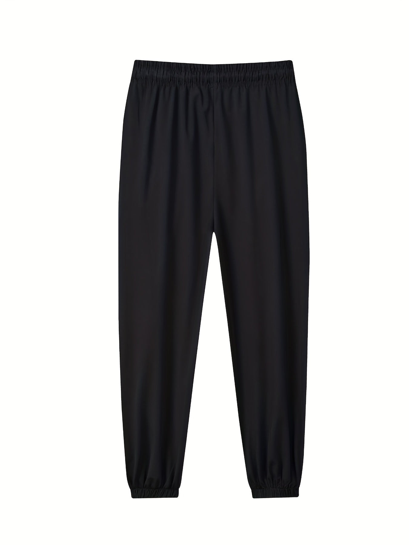 Boys Letter Graphic Quick drying Trousers Drawstring Waist Thin Casual Sport Jog