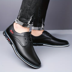 Men's Solid Comfy Lace Up Casual Shoes
