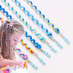 Colorful Braid Hair Tools for Girls Kids Hair Bands Ponytail Holders