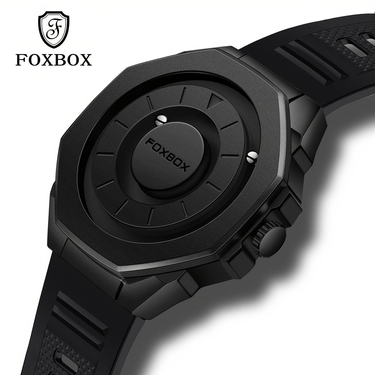 Foxbox Retro Magnetic Watch Unisex Stainless Steel Case & Band