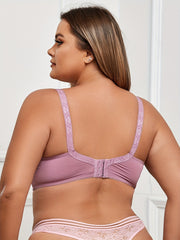 Sexy Bra Floral Lace Semi Sheer Bralette