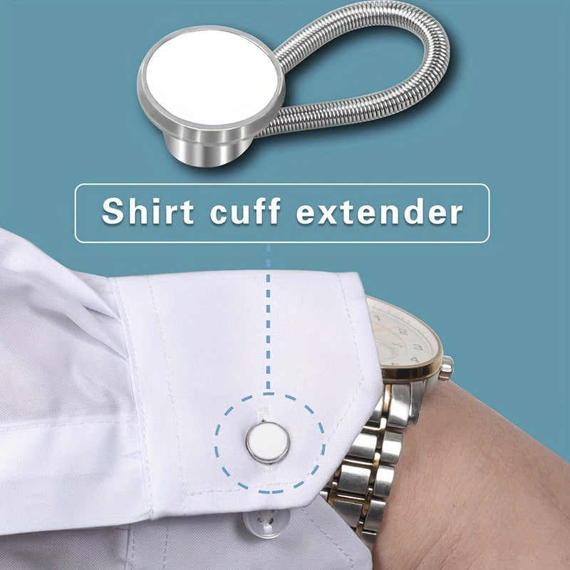 10pcs Shirt Collar Buckle Extender Men's Formal Shirt Collar Buckle Extender