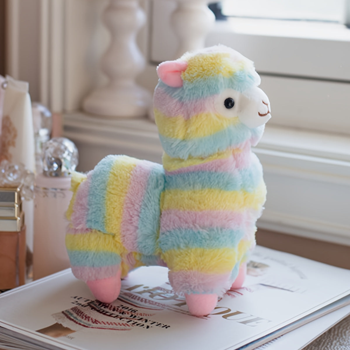 Rainbow Alpaca Plush Toy - Perfect Home Decor & Birthday Gift