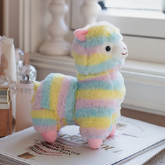 Rainbow Alpaca Plush Toy - Perfect Home Decor & Birthday Gift