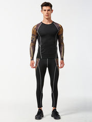 Men's Quick Dry Fitness Suit for Basketball Running Yoga