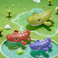Summer Bathroom Swimming Crocodile Toy for Parent Child Play