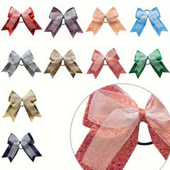 Sequins Bow Hair Band Cheerleading Headdress Hair Accessory