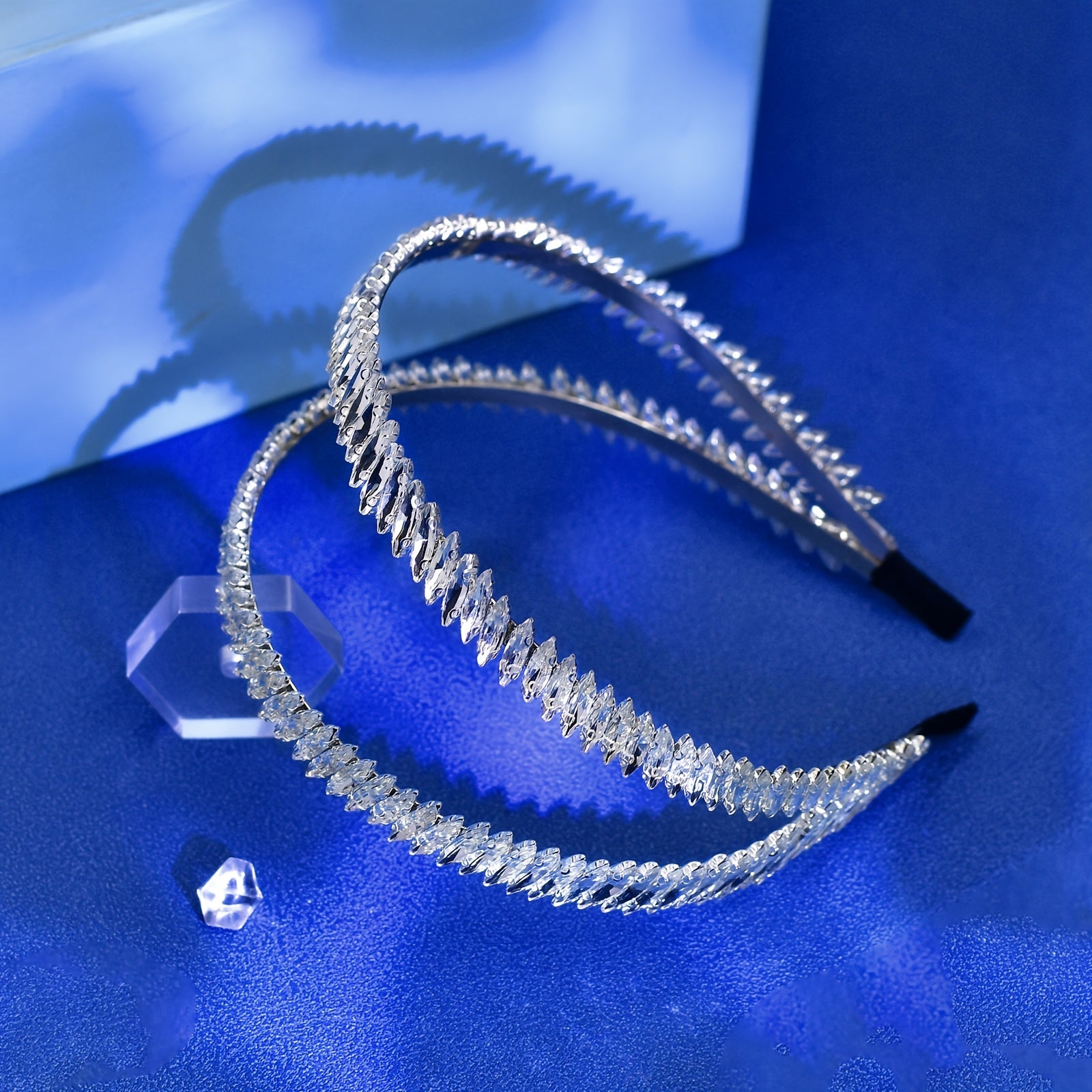 Vintage Bohemian Bridal Hair Accessory Headband with Rhinestones