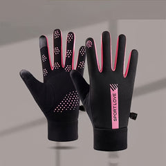 Touch Screen Cycling Gloves Anti Slip Fitness Gloves Waterproof