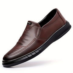 Men's Pointed Toe Loafers Lightweight Slip On Shoes Flat Shoes