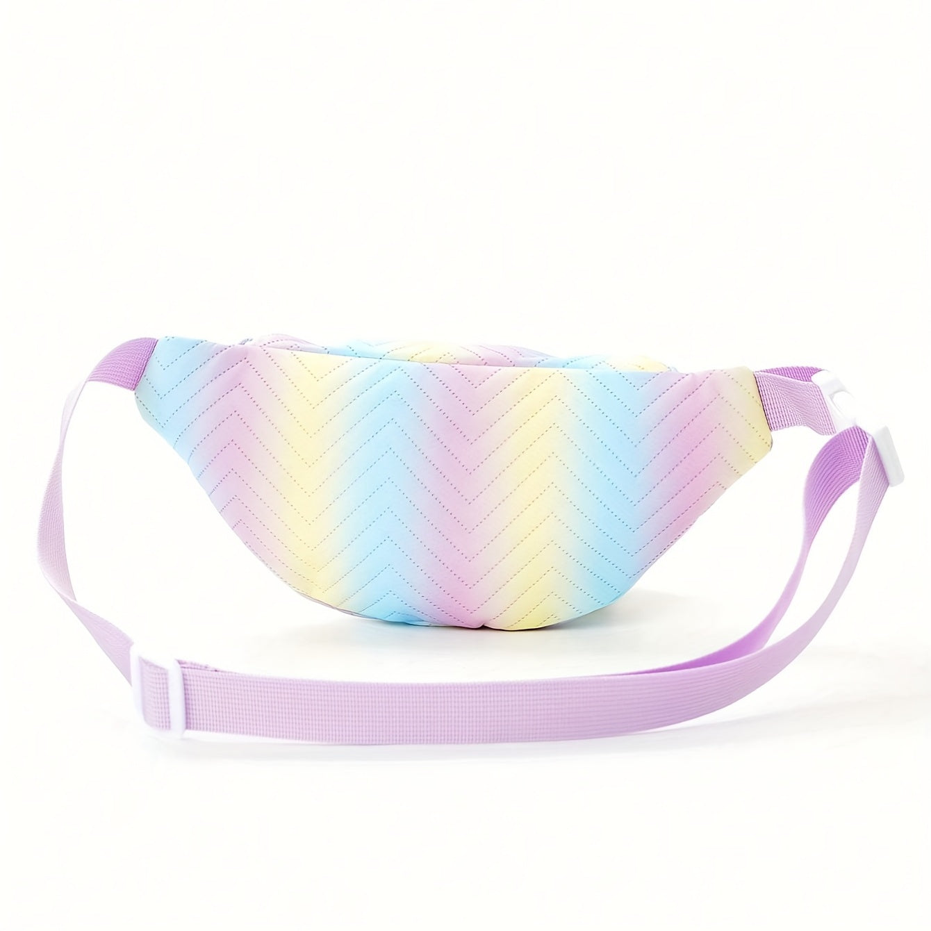 Quilted Waist Bag with Adjustable Strap for Girls