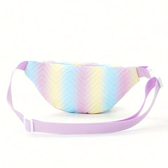 Quilted Waist Bag with Adjustable Strap for Girls