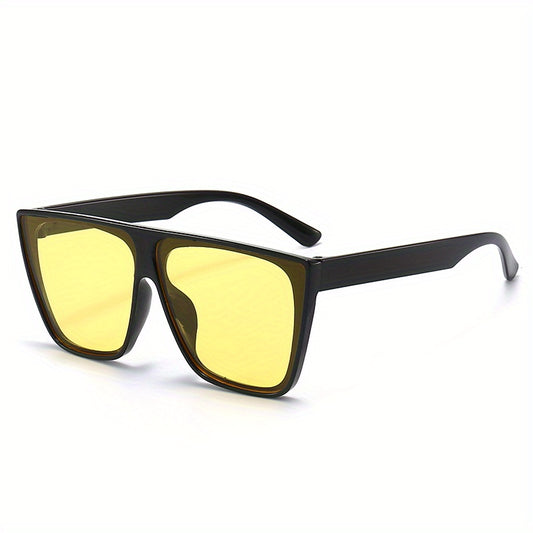 Big Frame Square Sunglasses Solid Sunglasses for Women