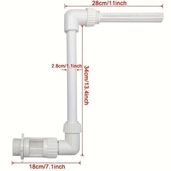 Adjustable Waterfall Fountain for Swimming Pool and Spa